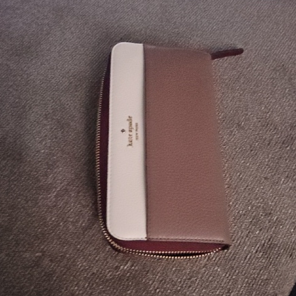 Kate Spade Brown and Cream Luxury Tote - Picture 5 of 6